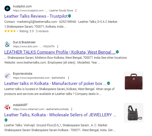 Leather Talks business listings and citations