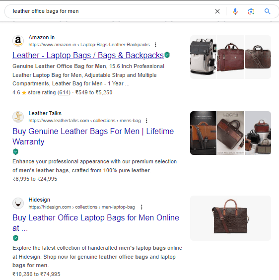 Leather Talks leather office bags for men ranking
