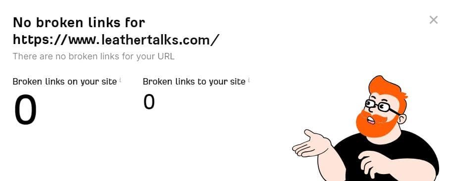 Leather Talks broken link removal