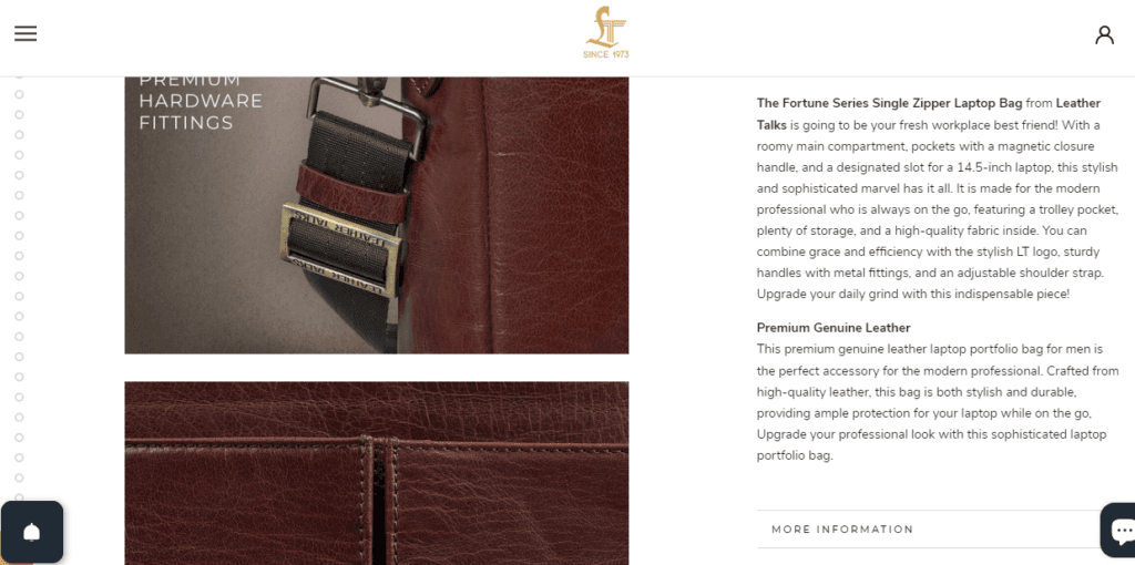 Leather Talks meta tag optimization