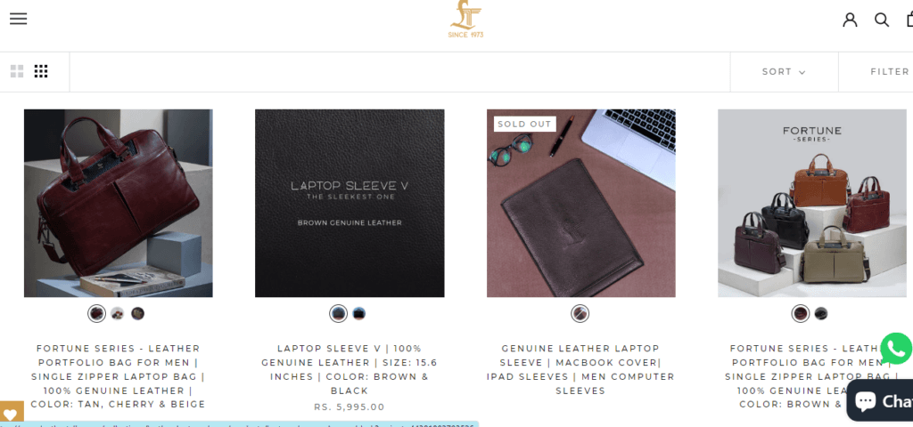 Leather Talks product organization