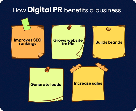 how digital pr benefit a business