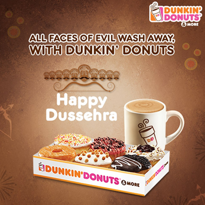 Dunkin Donuts Dusshera Banner