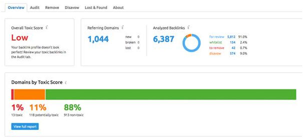 Toxic Backlink after