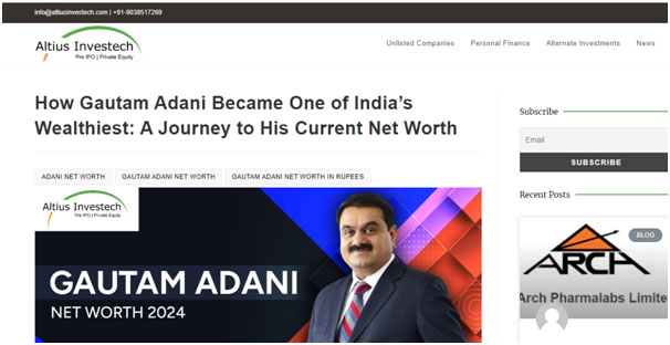 Gautam Adani Net Worth