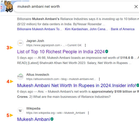 mukesh ambani net worth ranking