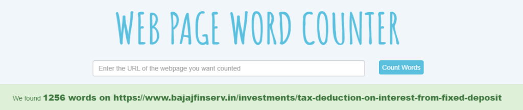 Bajaj Finserv content count 3