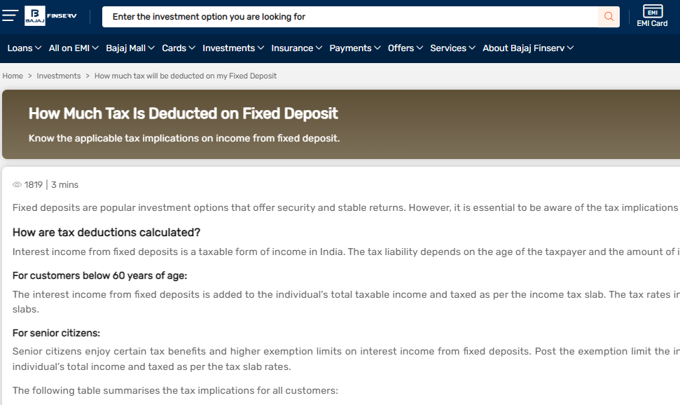 Bajaj Finserv finance