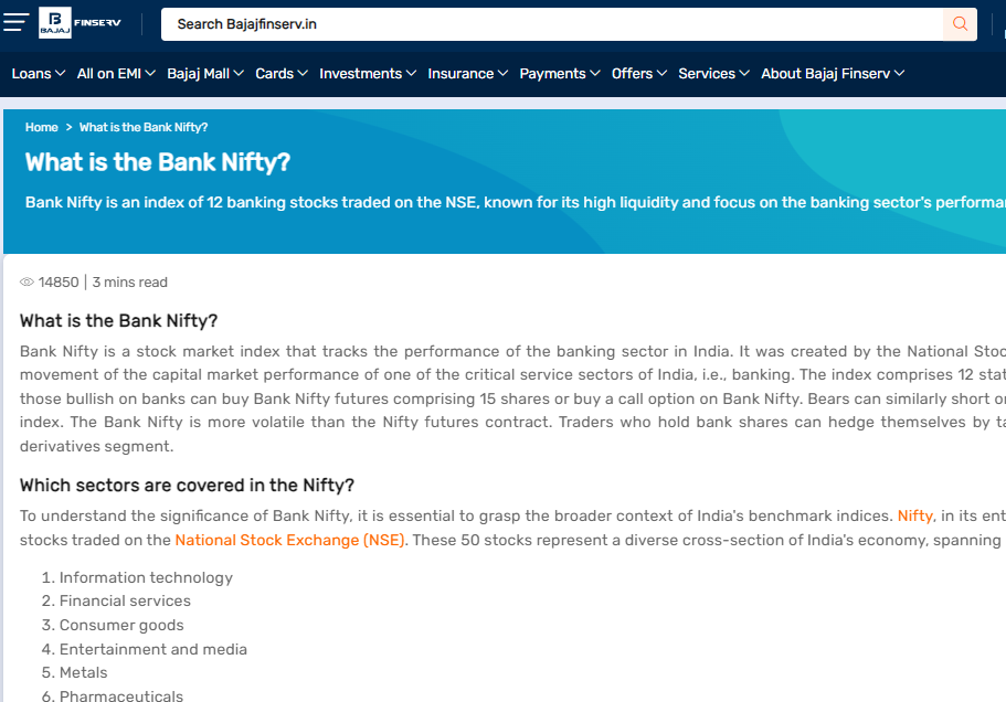 Bajaj Finserv blogs