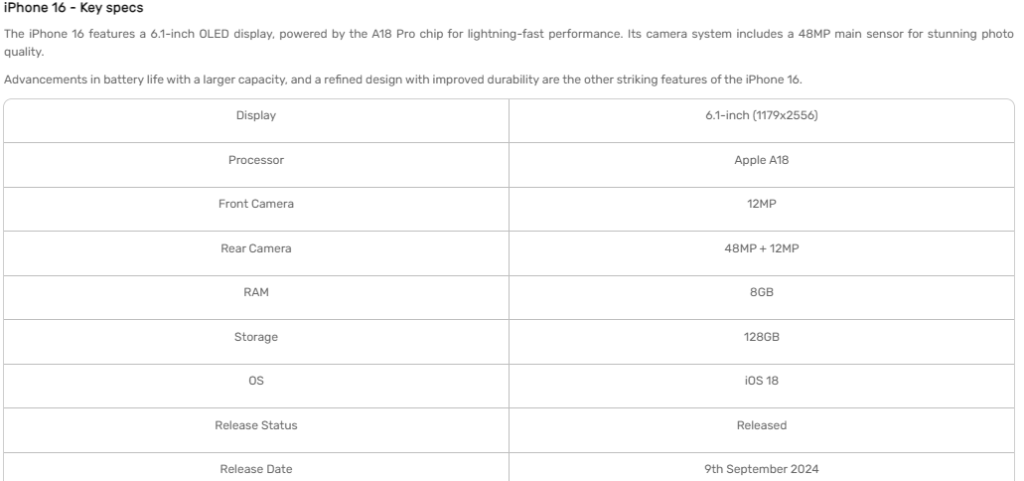 Bajaj Finserv iphone specs 2