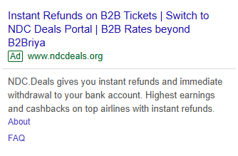 NDC Deals Google Ad 1